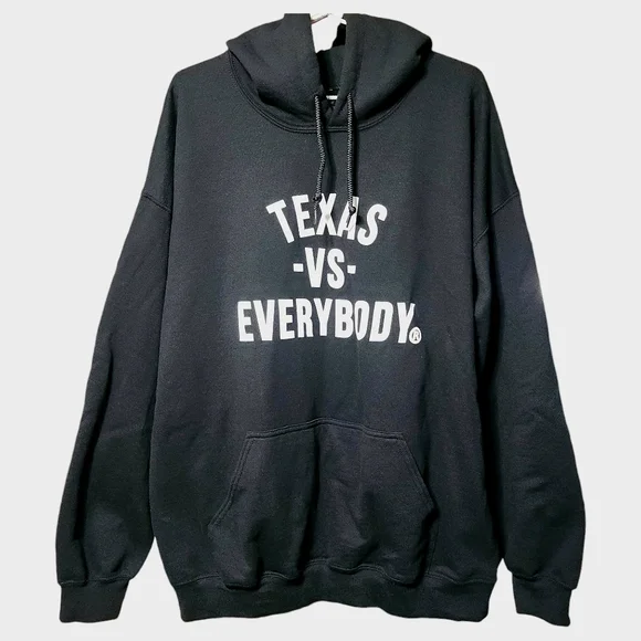 Texas VS Everybody Black Hoodie - Picture 1 of 7